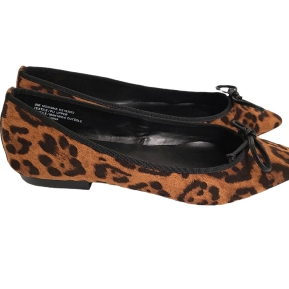 Kensie Leopard Print Flats size 8 - Picture 4 of 7